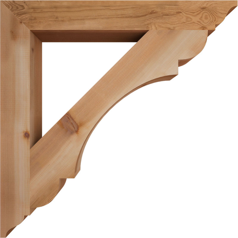 Support olympique traditionnel, H 32 po x l 3,5 po x P 32 po, Cèdre rouge de l'Ouest (lisse)