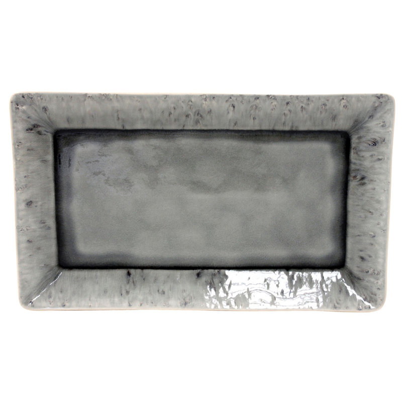 Costa Nova Madeira Tray, Gray, 0.75" H x 11" L x 4.25" W