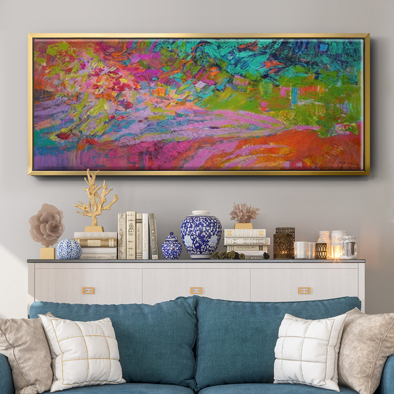 Passion Diva- Framed Canvas, 20" H x 50" W