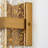 Glamorous 2-Light Brass Wall Sconce