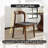 Ikerne Upholstered Side Chair Leather Backrest Armless Dining Chairs-574176099-574176101-574176102