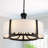 5 - Lights Dimmable Drum Chandelier-473918393