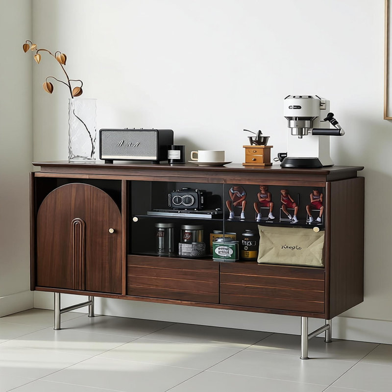 Buffet de rangement simple et multifonctionnel, H 31,49 po x l 62,99 po x P 15,55 po