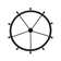 Calvin 10 - Light Dimmable Wagon Wheel Chandelier