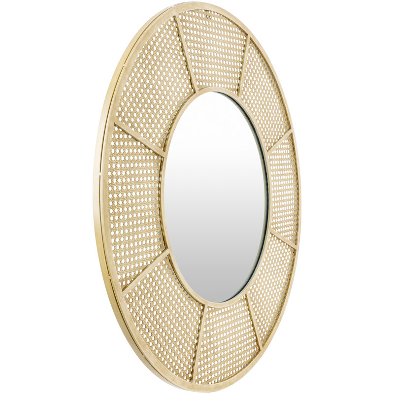 Abdul-Samad Metal Flat Wall Mirror