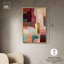 "Gemstone Fields III", reproduction d'art sur toile rose par Art Remedy, cadre doré, 30 x 45-132009336-132009332