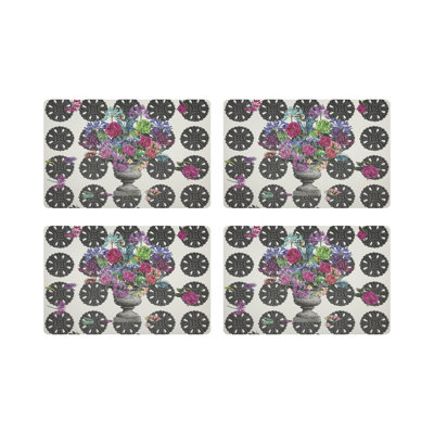 Pistils Metal Bouquet Pebble 17.5" Vinyl Placemat