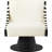 Quinton Vegan Leather Swivel Accent Chair-90995871-90995870
