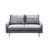 Govany 57.8'' Velvet Loveseat-822535600-861520779