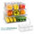  Refrigerator Storage Bins with Lids 10 Pack