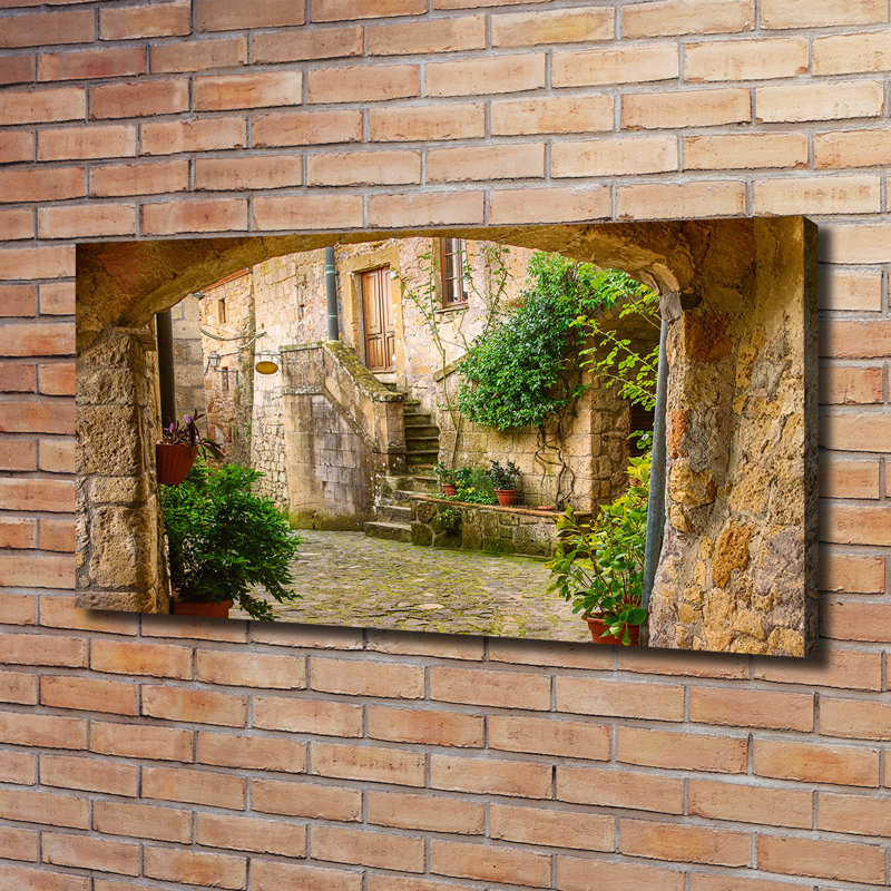 Italian Streets - Wrapped Canvas Print