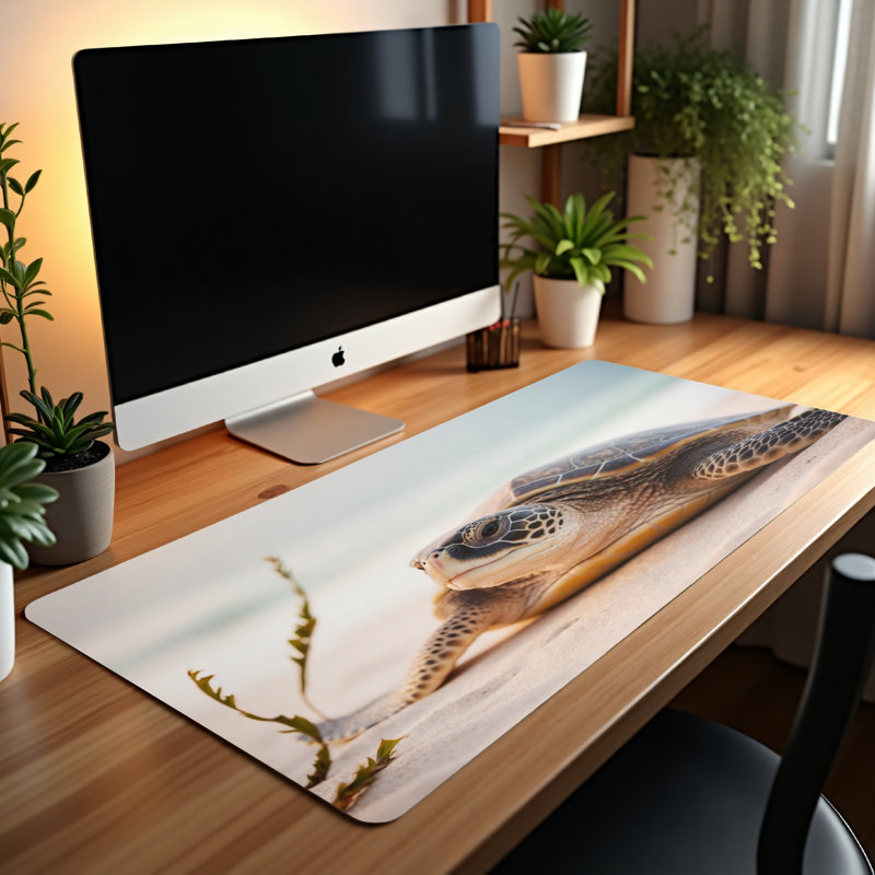 Polyester Desk Pad, 14.4x12.1