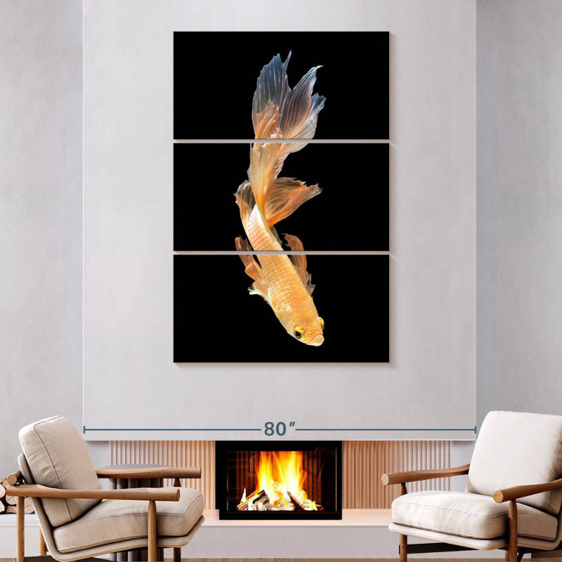 Brampt Betta Fish Dive, 74" H x 48" W