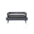 Upholstered Daybed with Trundle,USB Port ,Side Pockets, Modern V-grained backrest Design-1959751828