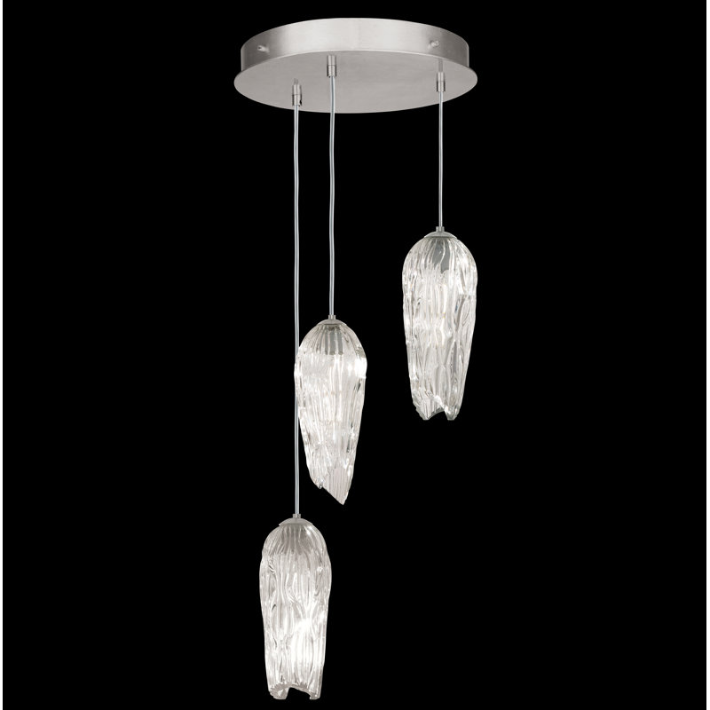 Las Olas 3 - Light Pendant, Silver