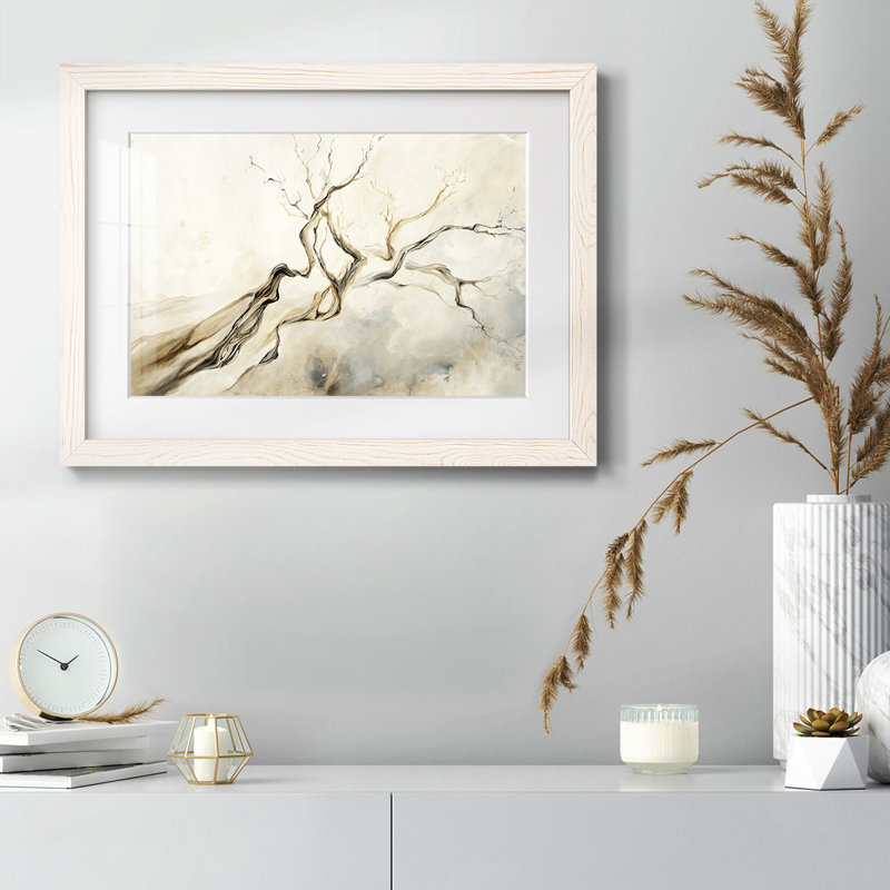 " Twisted Branches ", White