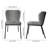 18.8'' H Tufted Fabric Upholstered Metal Side Chair-330051805