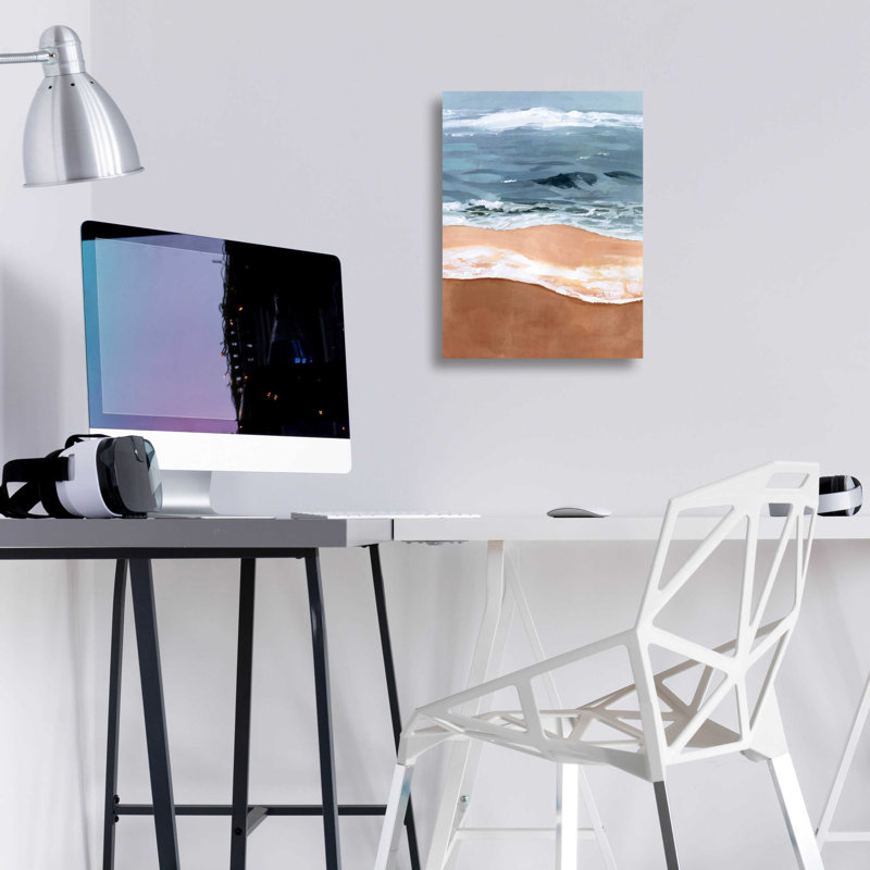 «Shore Layers II» par Victoria Borges, H 16 po x l 12 po x P 0,13 po