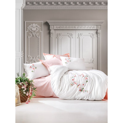 Modern & Contemporary Cotton Floral Duvet Cover