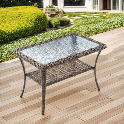 Table basse d'extérieur de qualité supérieure Valierius