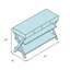 42'' W Solid Wood Console Table