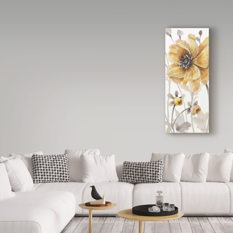 «Fields of Gold V» par Lisa Audit - impression sur toile tendue, H 19 po x l 8 po x P 2 po