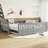 Platform Bed With Guardrails, Solid Wood Bed Frame, Can Be Converted Into A Double Platform Bed-168360538-168360541