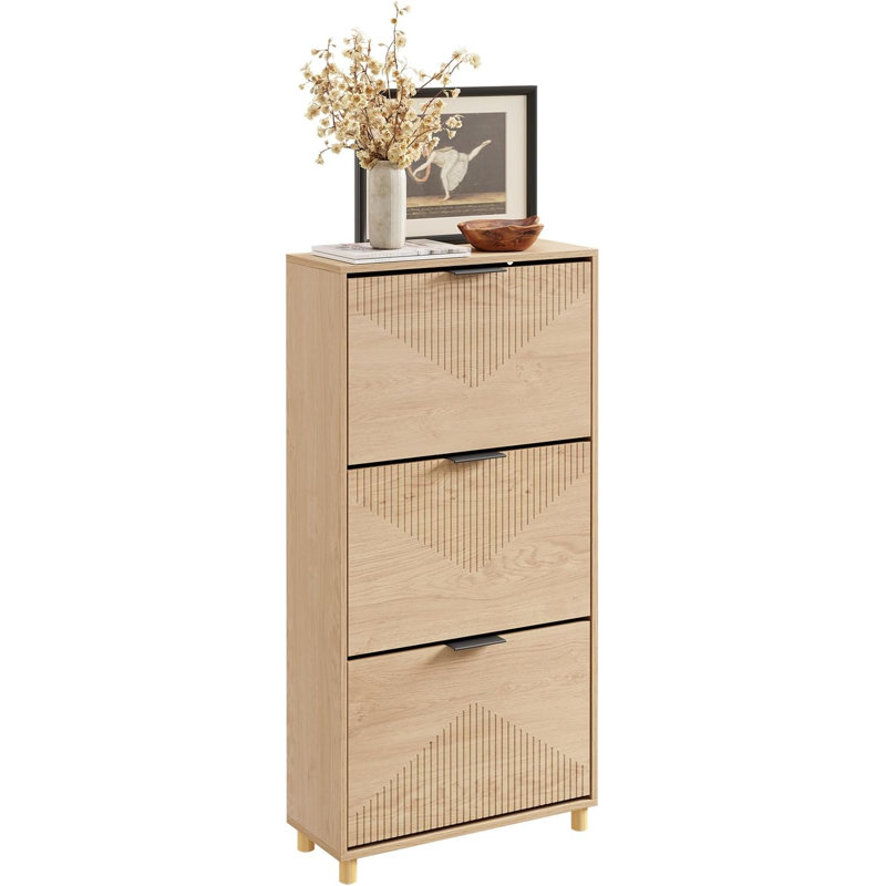 12 Pair Flip Down Shoe Storage