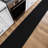 Homeline Non-Slip Rubberback Custom Cut Extra Long Halllway Runner Rug, Black-1197852481