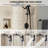 12-Inch All-Metal Rain Shower Head With Handheld Spray Combo-112993834