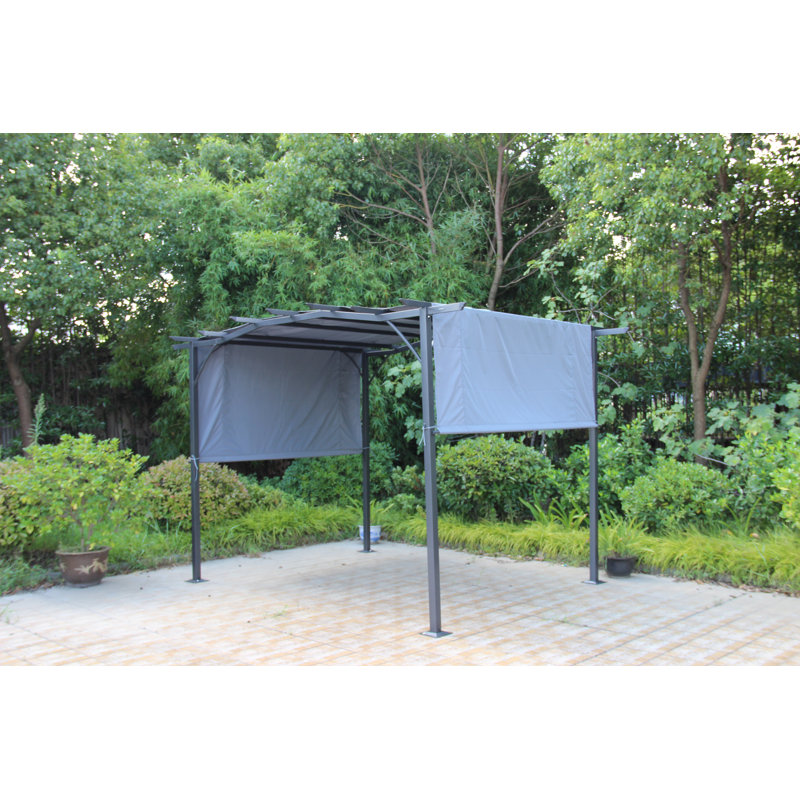 San Remo Sliding pergola 2.75x3.66m, Grey