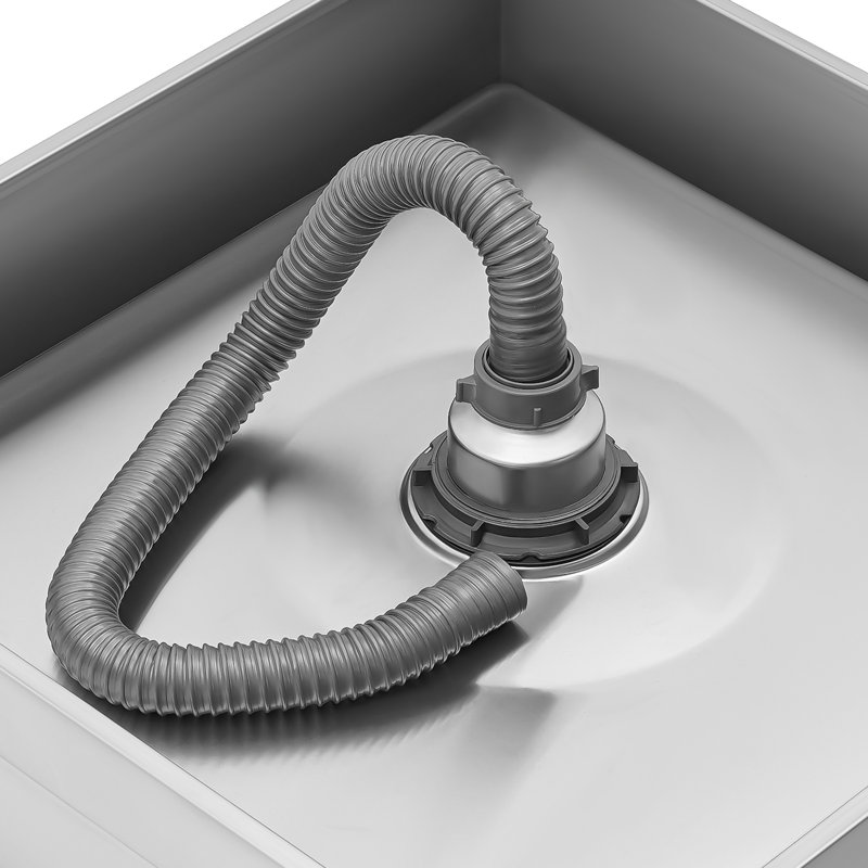 24" Stainless Steel Kitchen Sink with Deep Bowl for Home & Restaurant