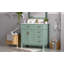 Meuble-lavabo moderne 36 po vert clair avec lavabo en céramique-848236302