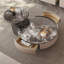 Table basse simple ronde en pierre supercristalline-123429581