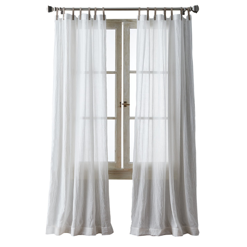 Paire de rideaux transparents City Breeze, L 50 po x L 96 po