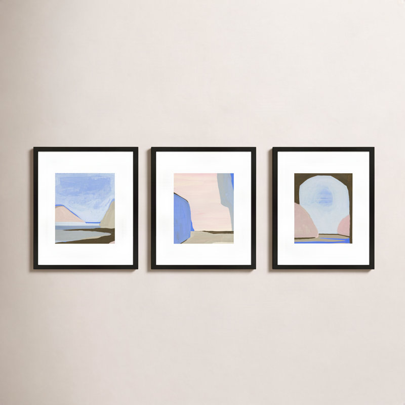 Morning Sky Painting by Andrea Stokes, Black Framed, 25" H x 20" W
