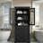 Modern Tall Bathroom Cabinet With 2 Soft Close Glass Doors,3 Drawers, 2 Adjustable Shelves-1920897836