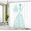 Ensemble de rideau de douche et crochets love-44219386