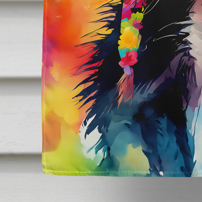 Drapeau maison hippie