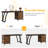Kiyanni 59'' Vanity Desk with 3 Drawers-716323836