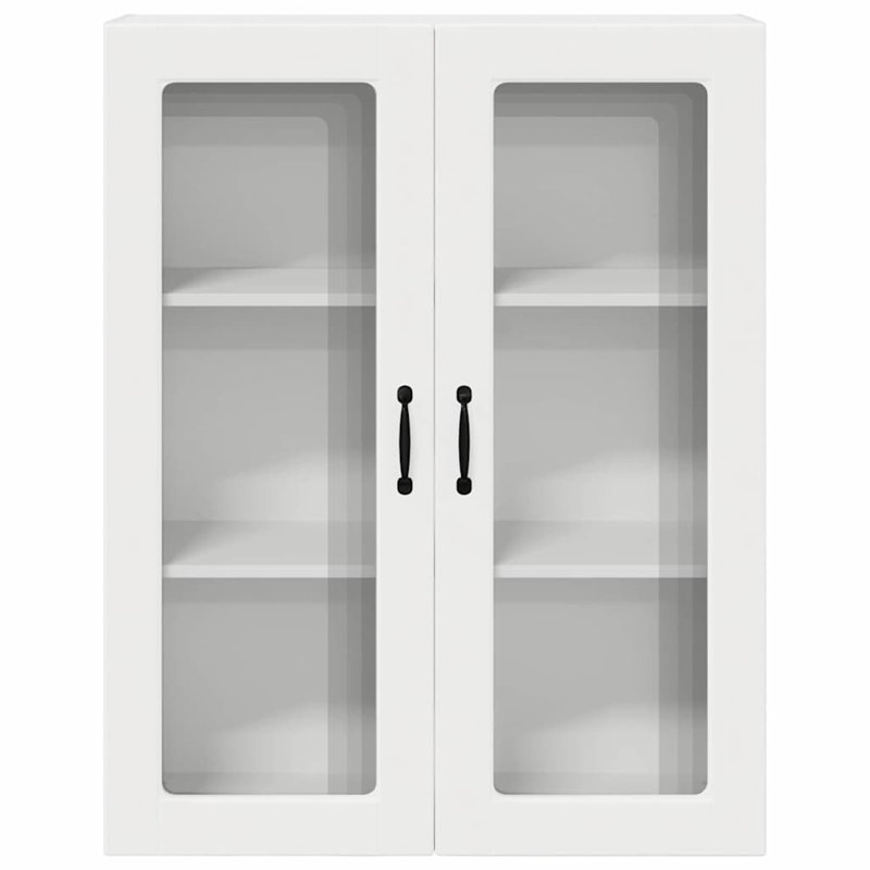 Vidaxl Kitchen Wall Cabinet With Shelf Concrete Grey 80 X 31 X 100 Cm, White, 100cm H x 80cm W x 31cm D