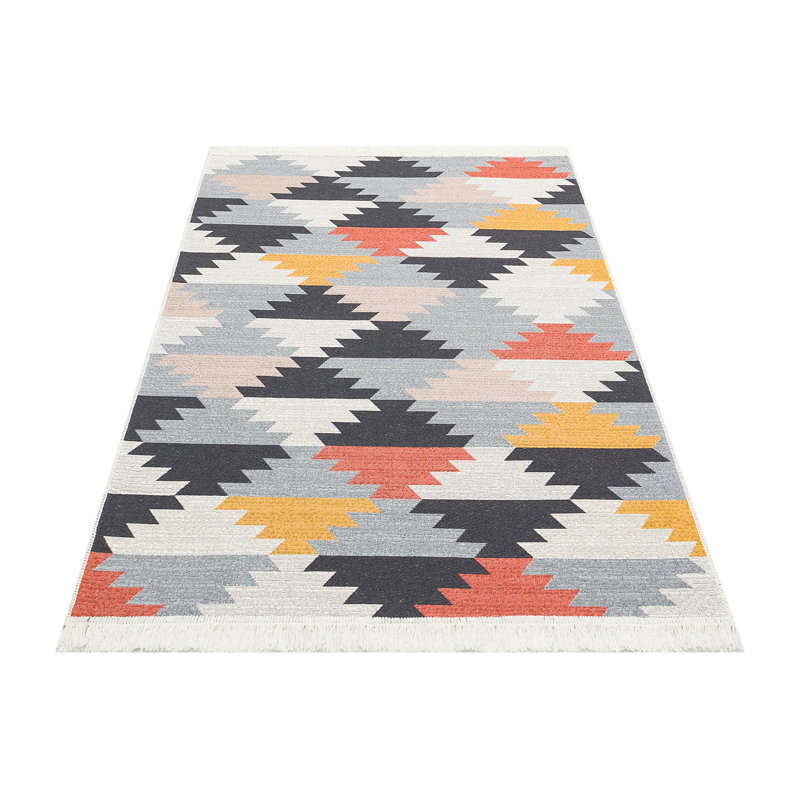 Arya Geometric Hand Woven Area Rug, Rectangle 160 x 230cm