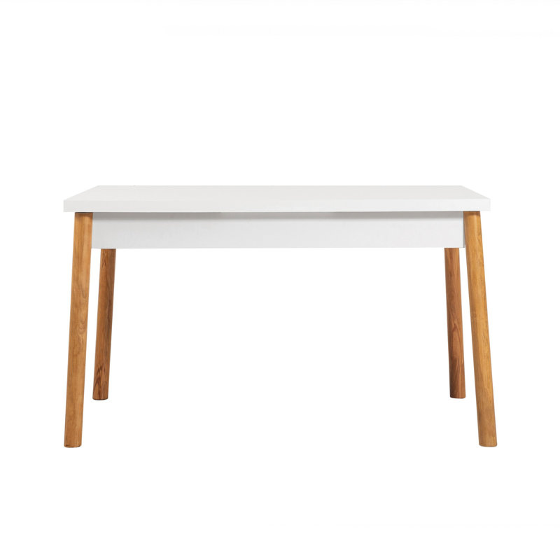 Rimma Dining Table, Oak, White