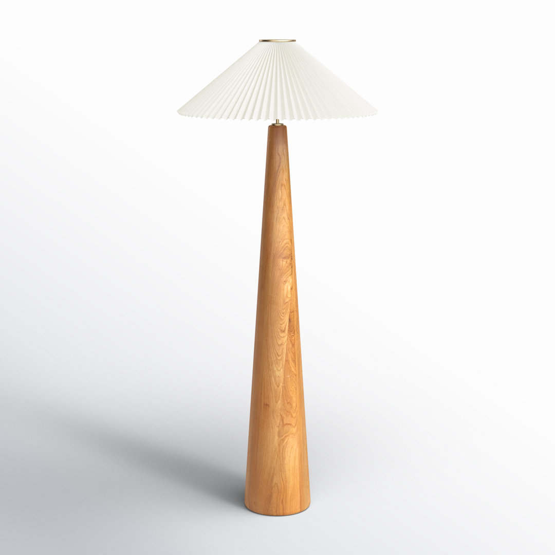 Freddy 66'' Light Oak Novelty Floor Lamp Joss & Main