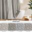 Rideau de douche en chenille touffetée 100% coton Imani 72 po x 72 po-1801623714-1876234453
