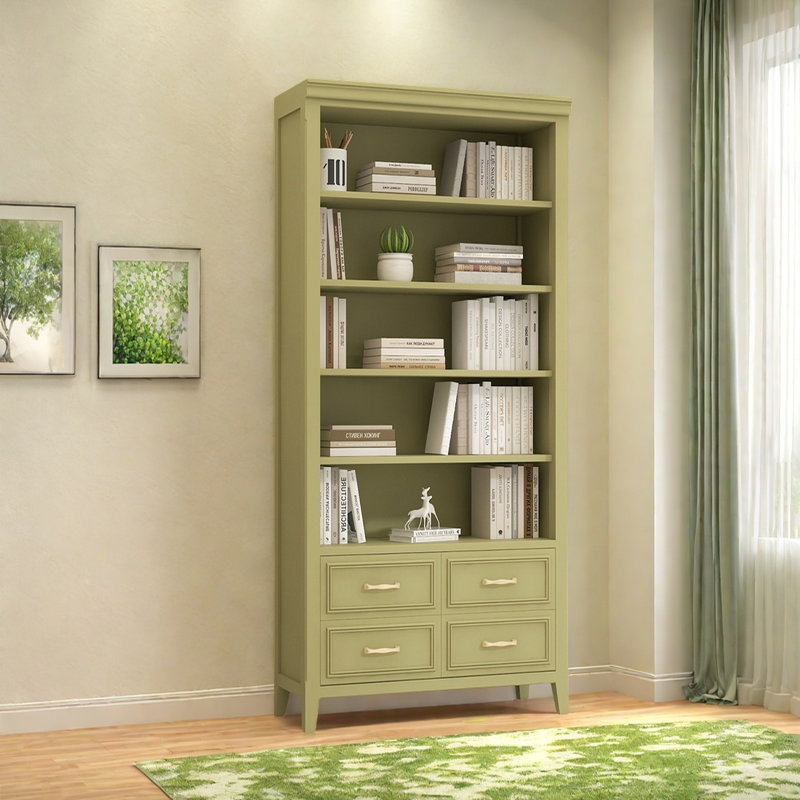Multifunctional open display storage bookcase, (5 Shelves) 74.8"H x 31.5"W x 13.78"D