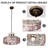1 - Light 16" Pink Floral Stained Glass Pendant Light