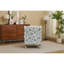 Chaises d'appoint confortables, pieds en tissu de bois, motif floral moderne pour le bureau à domicile