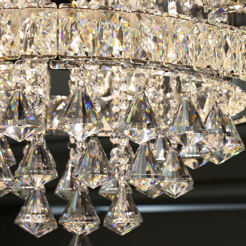 Lustre en cristal Glam, Argent