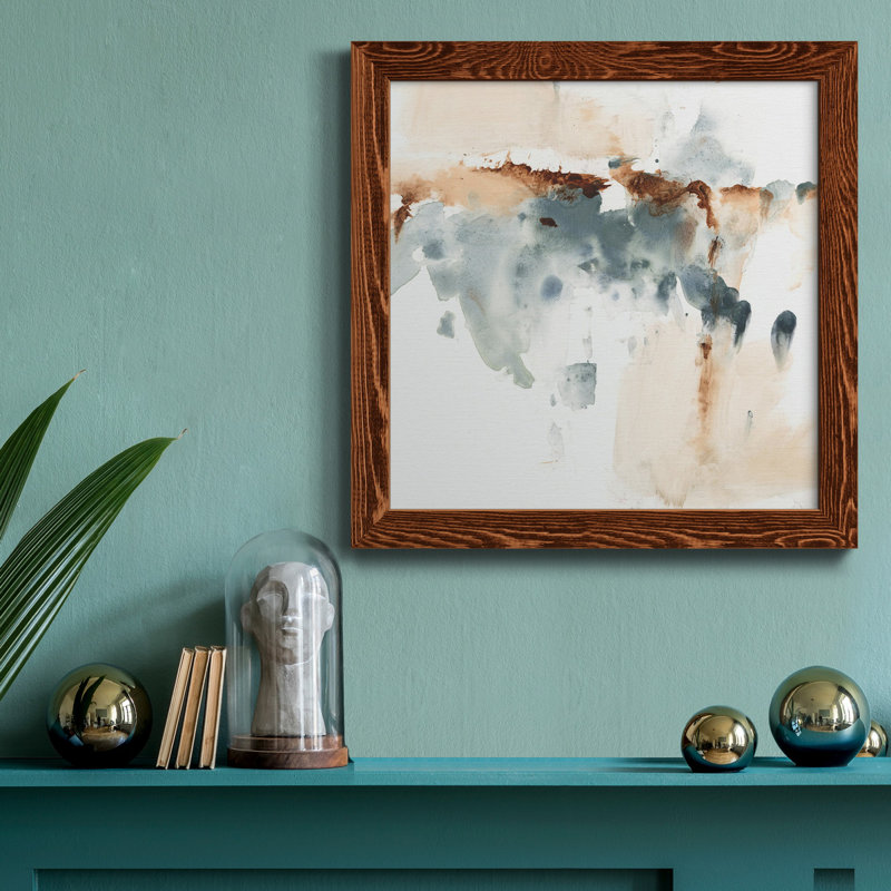 Oxide II - Cadre photo sur toile, H 31,5 po x l 31,5 po x P 1,5 po, Érable